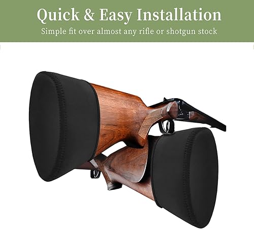 Miniatura 5 de CHengQiSM Almohadilla de retroceso deslizante para escopeta con relleno de gel, almohadillas antideslizantes para reducir el retroceso para la