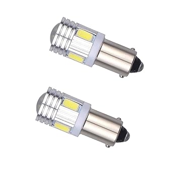 Zimba 6 Led Smd White Motorcycle Bikes Parking Light Pilot Lamp Bulbs for Royal Enfield Bullet