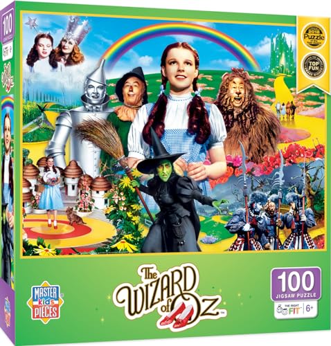 MasterPieces 100 Piece Jigsaw Puzzle for Kids - Wonderful Wizard of Oz - 14'x19'