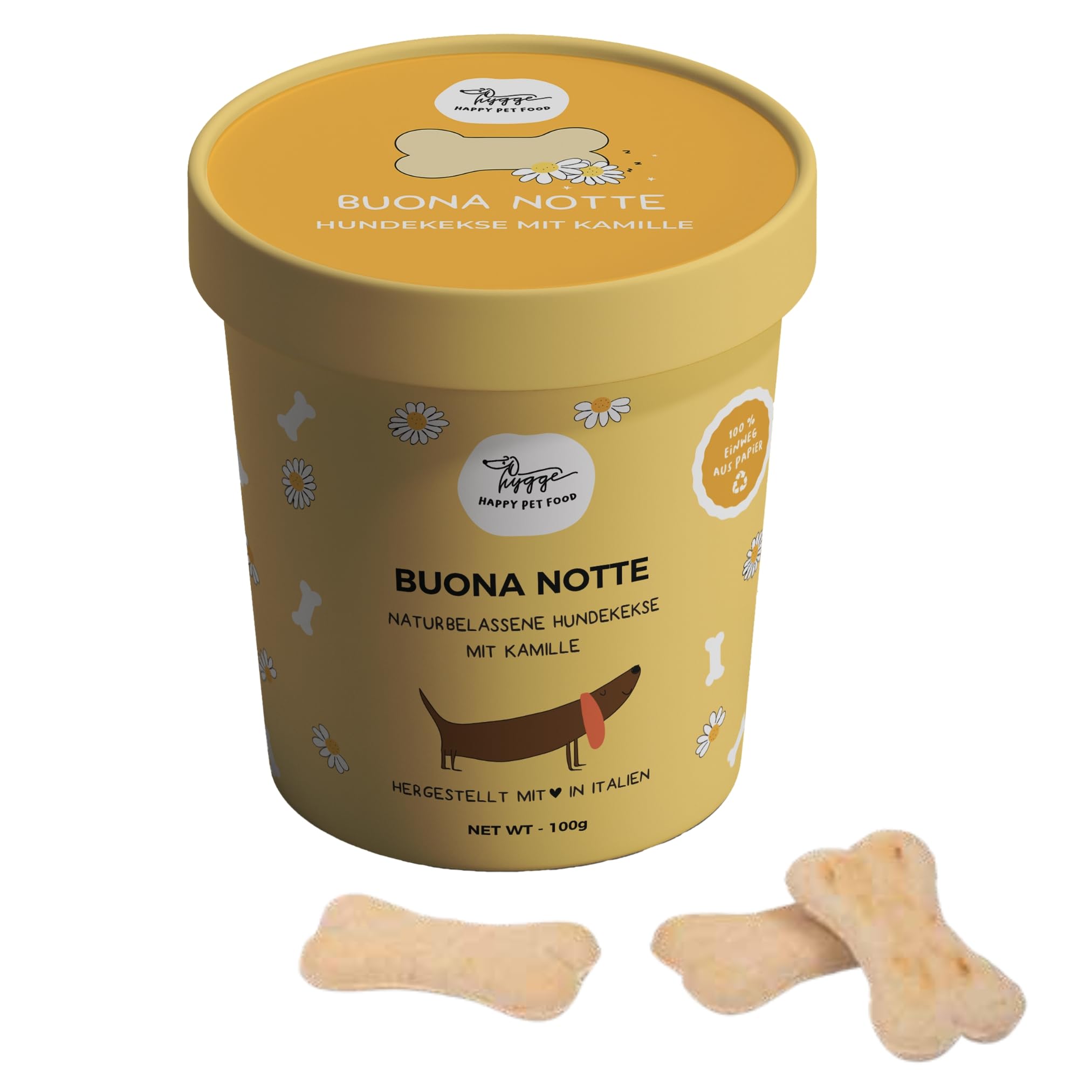 Gute Nacht Hundekekse Mit Kamille – Entspannungssnack Für Alle Hunde | 100% Natürliche Zutaten, Für Empfindliche Mägen Gute Nacht Hundekekse Mit Kamille – Entspannungssnack Für Alle Hunde | 100% Natürliche Zutaten, Für Empfindliche Mägen