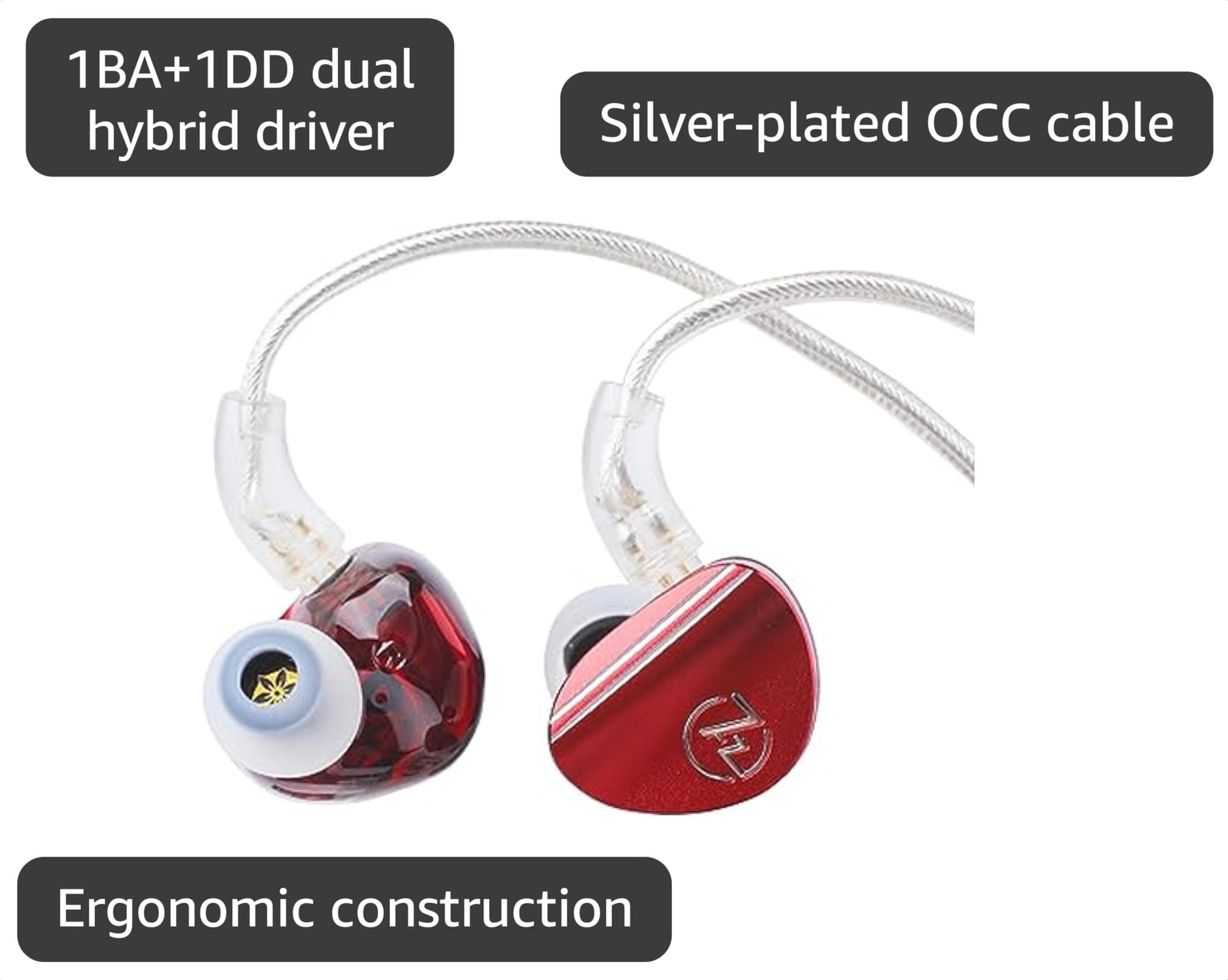 Amazon.com: Linsoul 7HZ SONUS 1DD+1BA Dual Driver in Ear Monitor