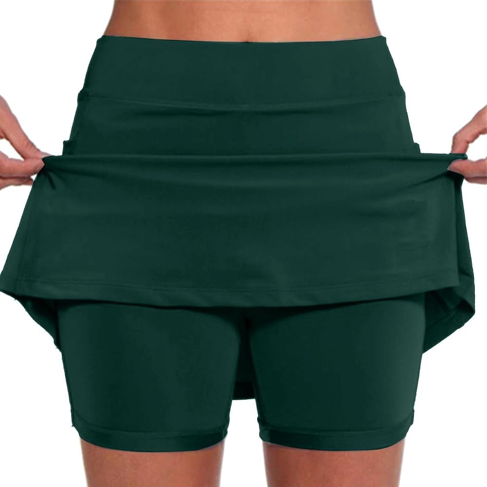 SHAOBGE Women Shorts Elastic Yoga Culottes Solid Color Athletic Pants Lightweight High Waist Skinny Floral Print Joggers 2025