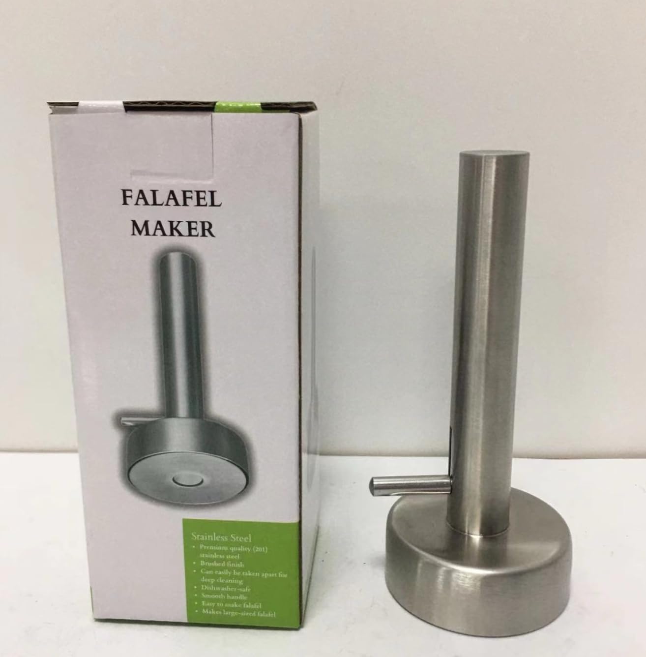 Stainless Steel Meatball Scoop Press with Non-Stick Design, Easy to Use & Clean, Durable Kitchen Tool for Uniform Meatballs, Falafel, and Cookie Dough (1-Pack) ?