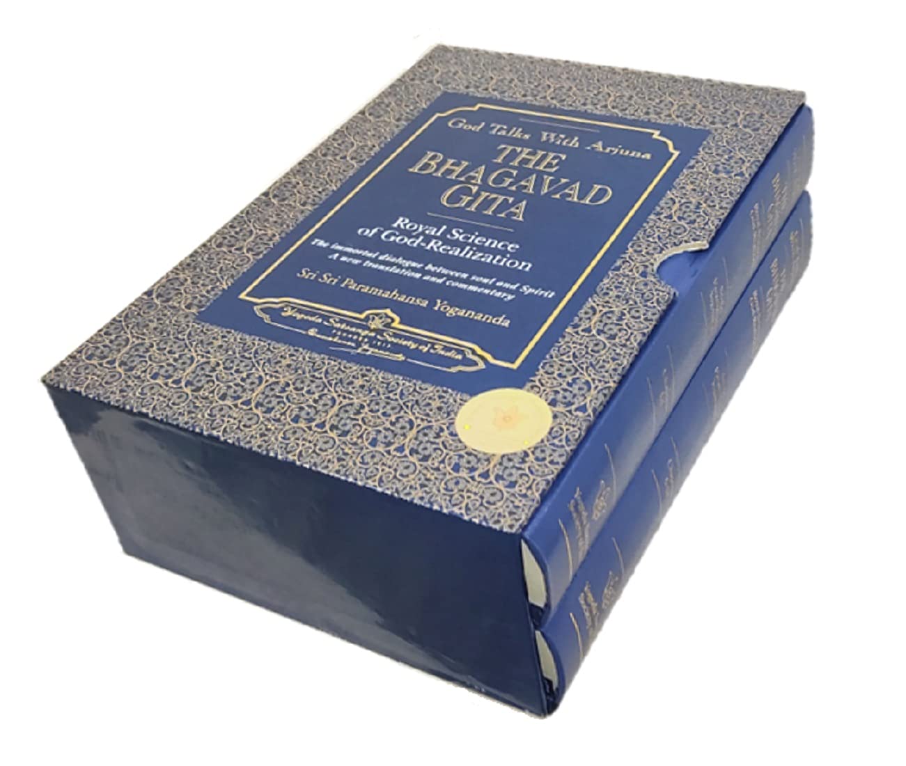 Autobiography of a Yogi Hardcover + The Bhagavad Gita: God Talks With Arjuna - Royal Science of God Realization, A Spiritual Commentary (Vol1&2 Slipcased), Yogoda Combo of 2 Hardbound Books in English 4