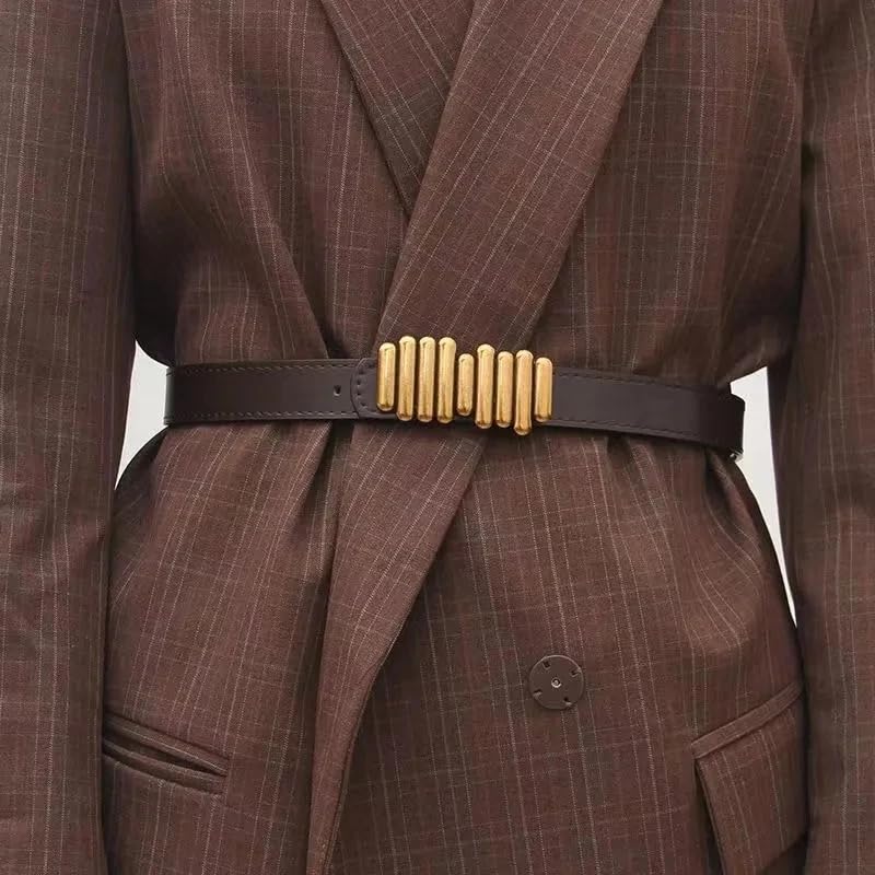 Pohullan Women Waistband Waist Cover Trendy Dress Jacket Slim Casual Pants Belt Accessories3