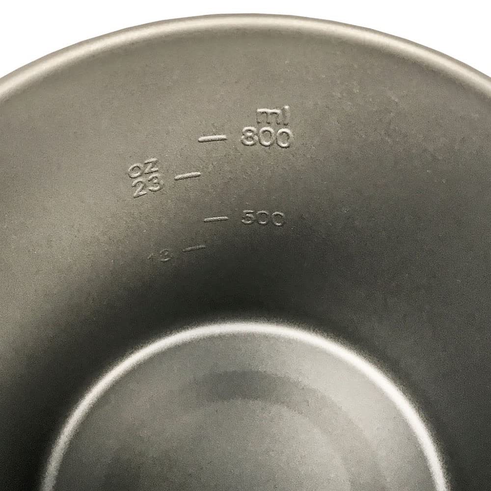 Titanium Bushpot met deksel (1,1 l)