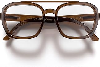LONDON MOLE® Kennedy Lunettes de lecture | Lecteurs au format carré aviateur tendance | Hommes, Femmes, Unisexe | Charnières à ressort