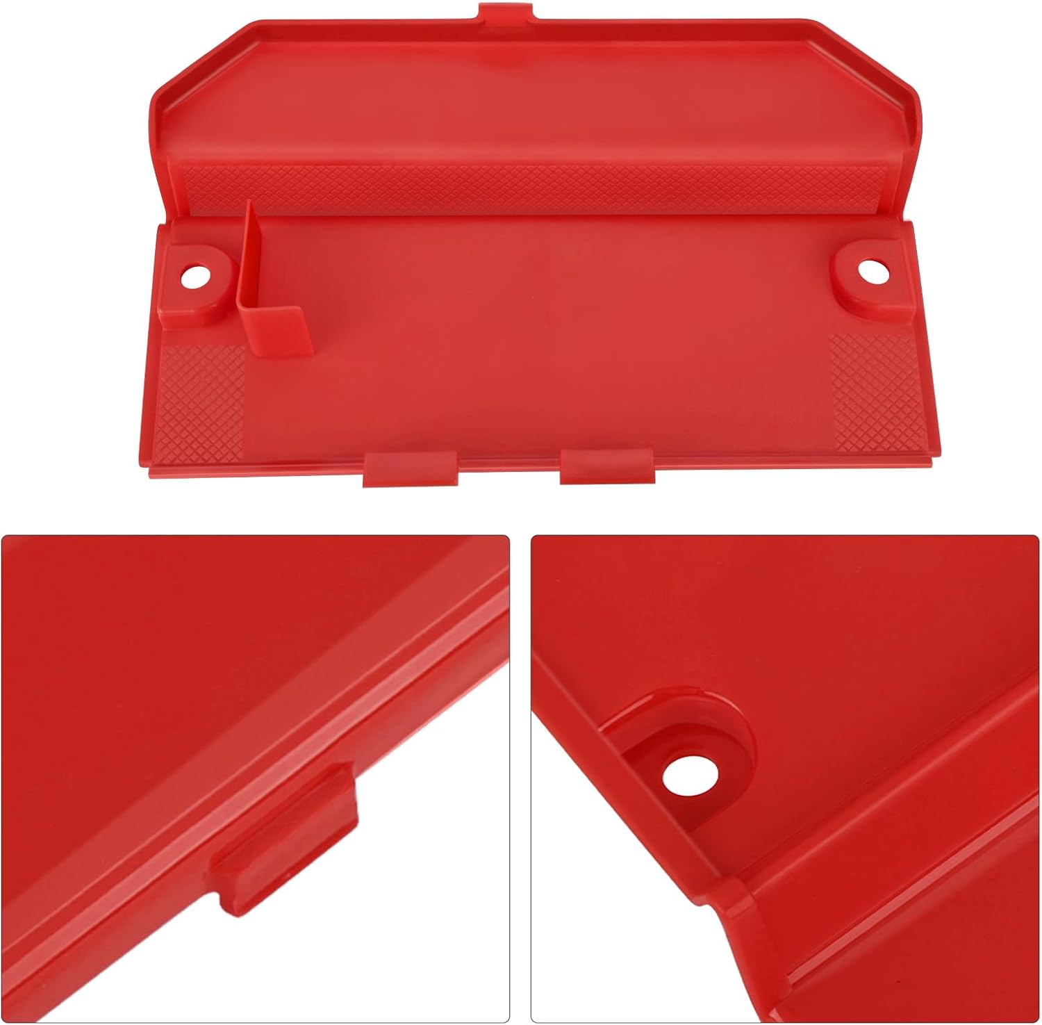 JAVIK Battery Cover Plastic Cover for Honda FourTrax 300 TRX300FW 4x4 TRX300 2x4 O.E.M# 80311-HM4-730ZB 80311-HC4-010ZA 80311-HC4-000ZA (Red)