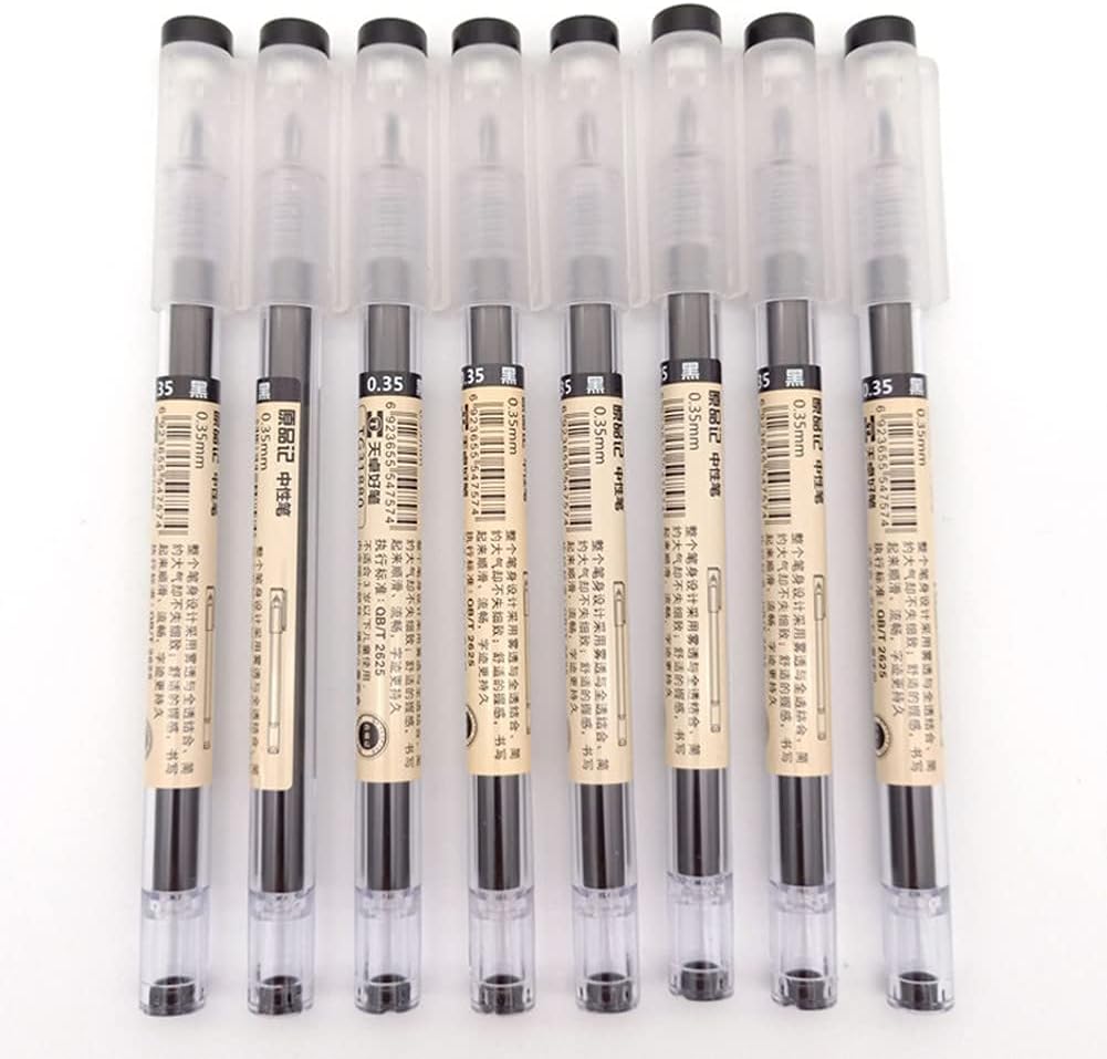 3Pcs Japanese Gel Pen Black Ink Maker Pen School Office Student Exam Writing Stationery Supplies Durable Gel Ink Rollerball Pens (0.35mm) - Image 4