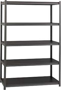 Space Solutions Hirsh 3,200 lb Capacity Iron Horse Shelving - 5 Compartments - 72" Height x 48" Width x 24" Depth