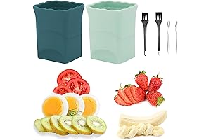 Cortador de fresas más vendido con cortador de huevos, rebanador de frutas...