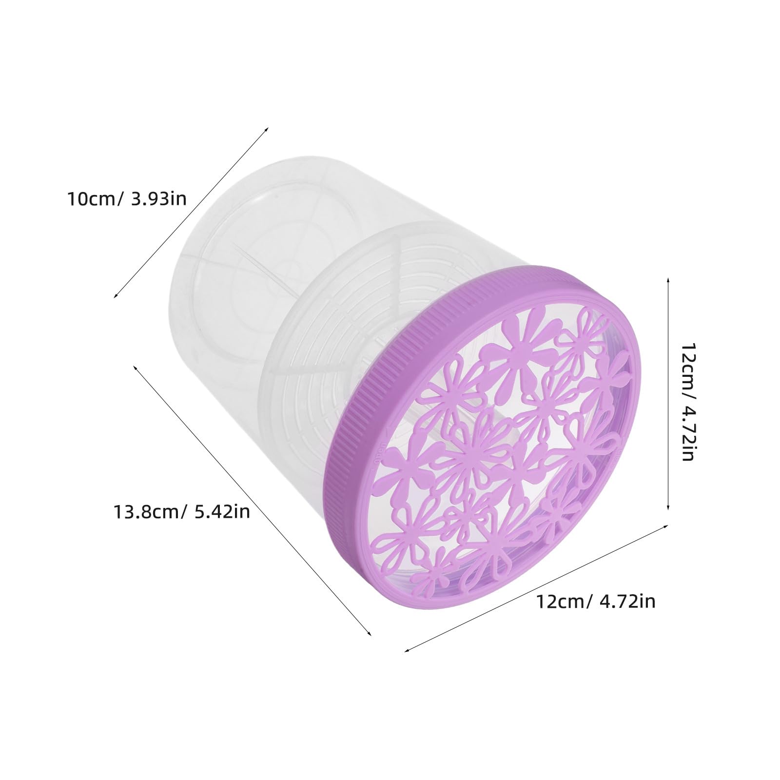 Alipis 6 unidades de absorbentes de humedad vacíos, a prueba de fugas, para bricolaje, rellenables, para deshumidificadores, armarios y baños, color morado.