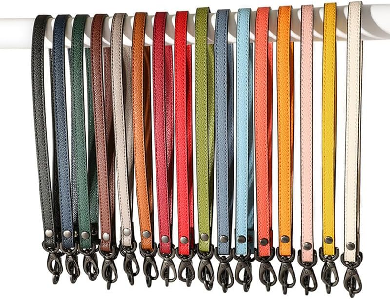 Purse Straps for Handbag Leather Strap Shoulder Straps for Bags Replacement Straps for Handbags Black Clasp Blue image 4