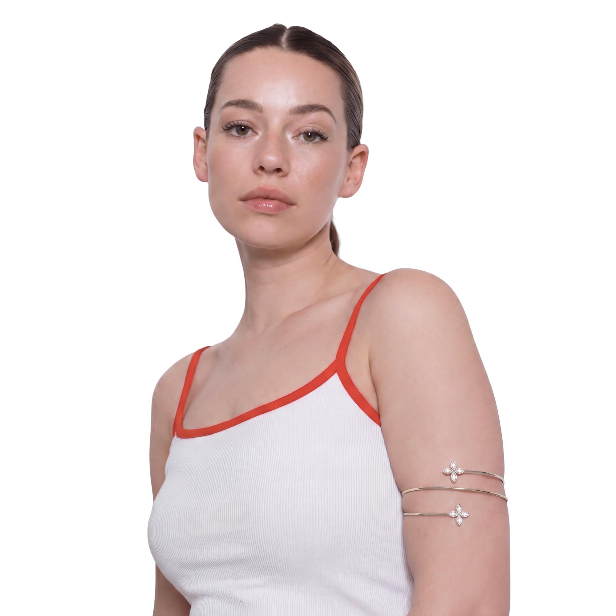 Heideman Oberarmreif Serena Damen Edelstahl mit Zirkonia | Funkelnder Armschmuck für Frauen, als Geschenk zum Jahrestag, hautfreundlich, nickelfrei und alltagstauglich