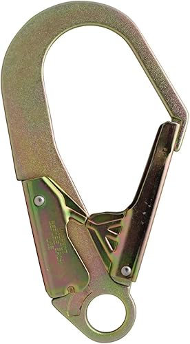 Miniatura 4 de Fusion Climb Gancho de barra de refuerzo de doble bloqueo forjado de acero de aleación infinita (paquete de 5), dorado