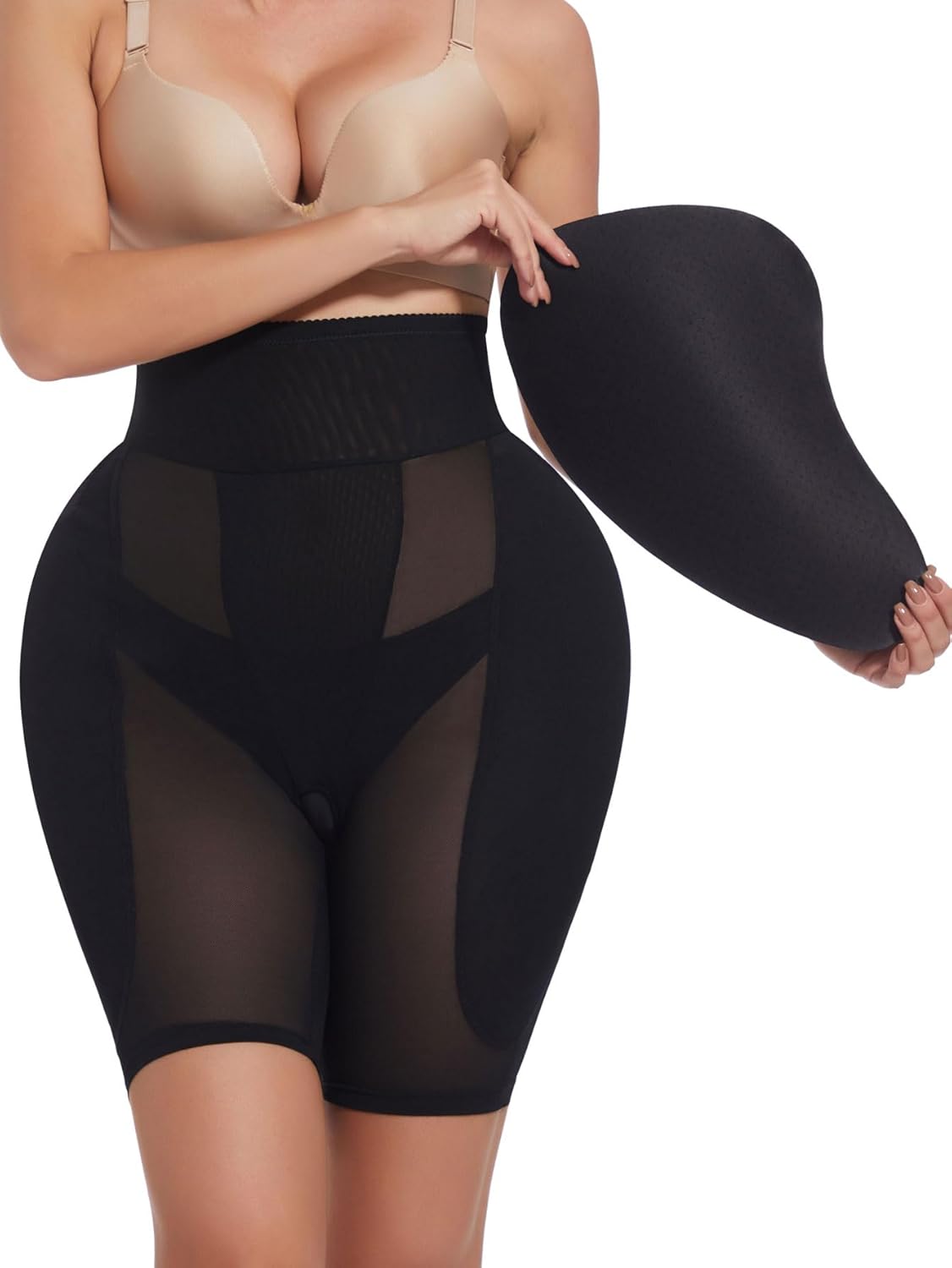 SEXYWG Hip Enhancer Shapewear for Women Hip Pads Body Shape Tummy Control Panty Padded Short for Curvy Body - Image 2