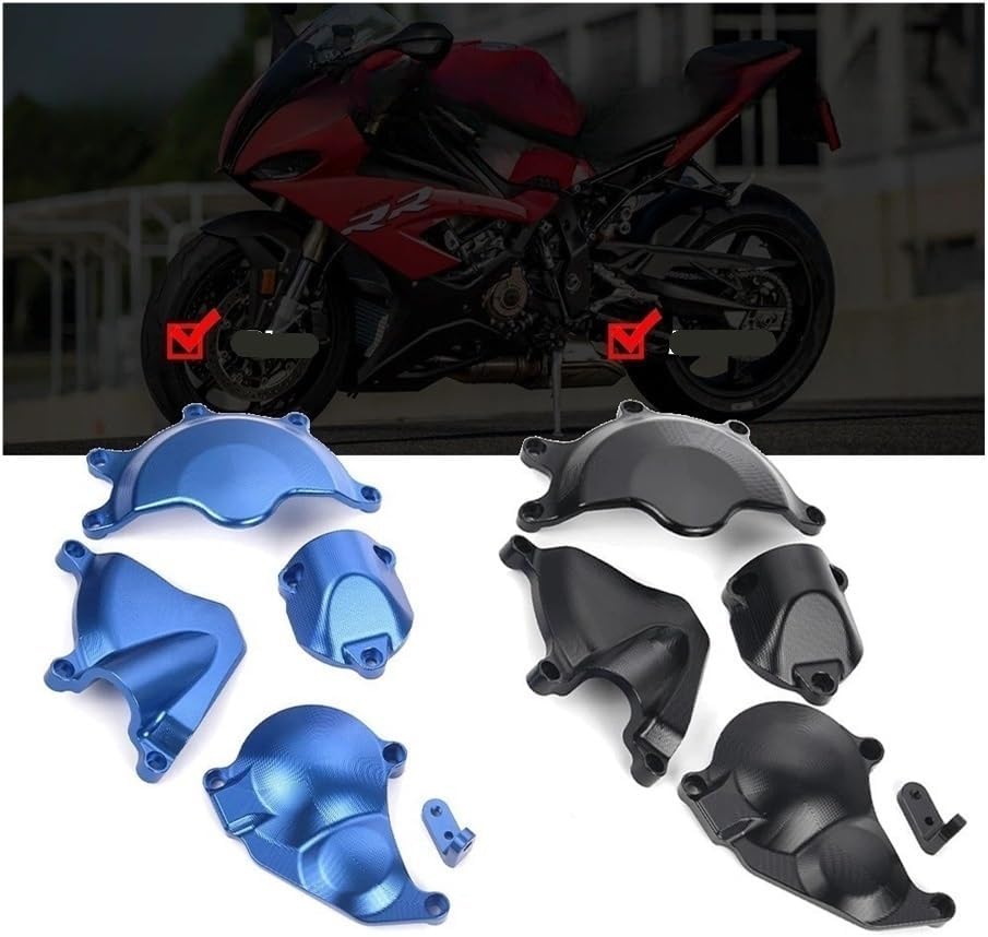【なぁさん】 オートバイエンジンカバー保護ケース 👝 S1000RR 2019-2024 S1000R