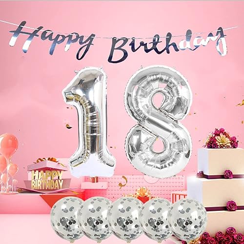 Miniatura 3 de Decoración de cumpleaños número 15, globos de látex de papel de aluminio, suministros para fiestas de cumpleaños de 15 años, globos de helio, globos