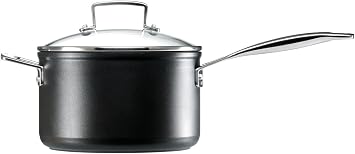 LE CREUSET Toughened Non-Stick Saucepan,   20 cm, Black, 962009200