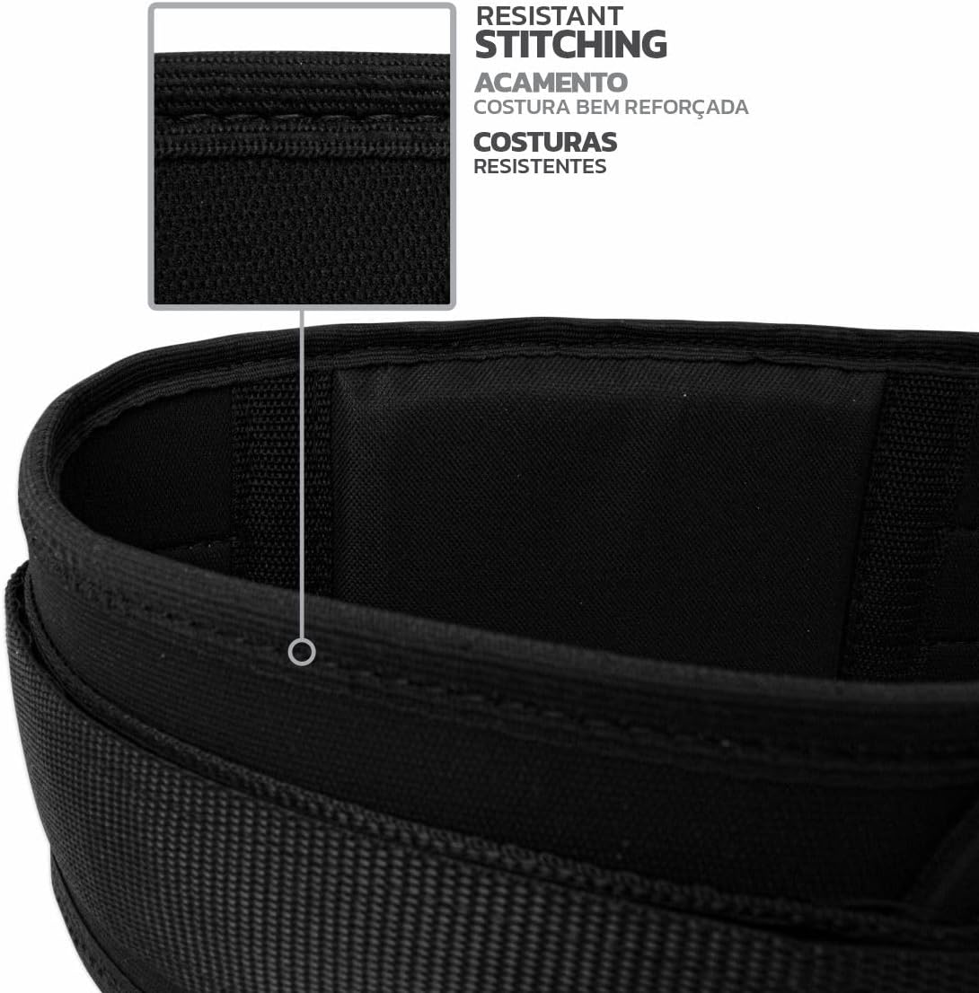 Cinturão de Musculação Muvin – Tamanho Ajustável – Fechamento de Contato – Cinto Levantamento de Peso – Treino – Powerlifting – Estabilização – Correção Postura e Coluna - Apoio Lombar – Conforto Cinturão de Musculação Muvin – Tamanho Ajustável – Fechamento de Contato – Cinto Levantamento de Peso – Treino – Powerlifting – Estabilização – Correção Postura e Coluna - Apoio Lombar – Conforto