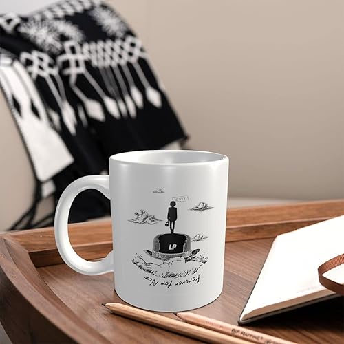 Miniatura 7 de VVEDIK Laura Pergolizzi - Taza de café de cerámica con impresión 3D, tazas de té de leche para oficina, hogar, escuela, regalos divertidos