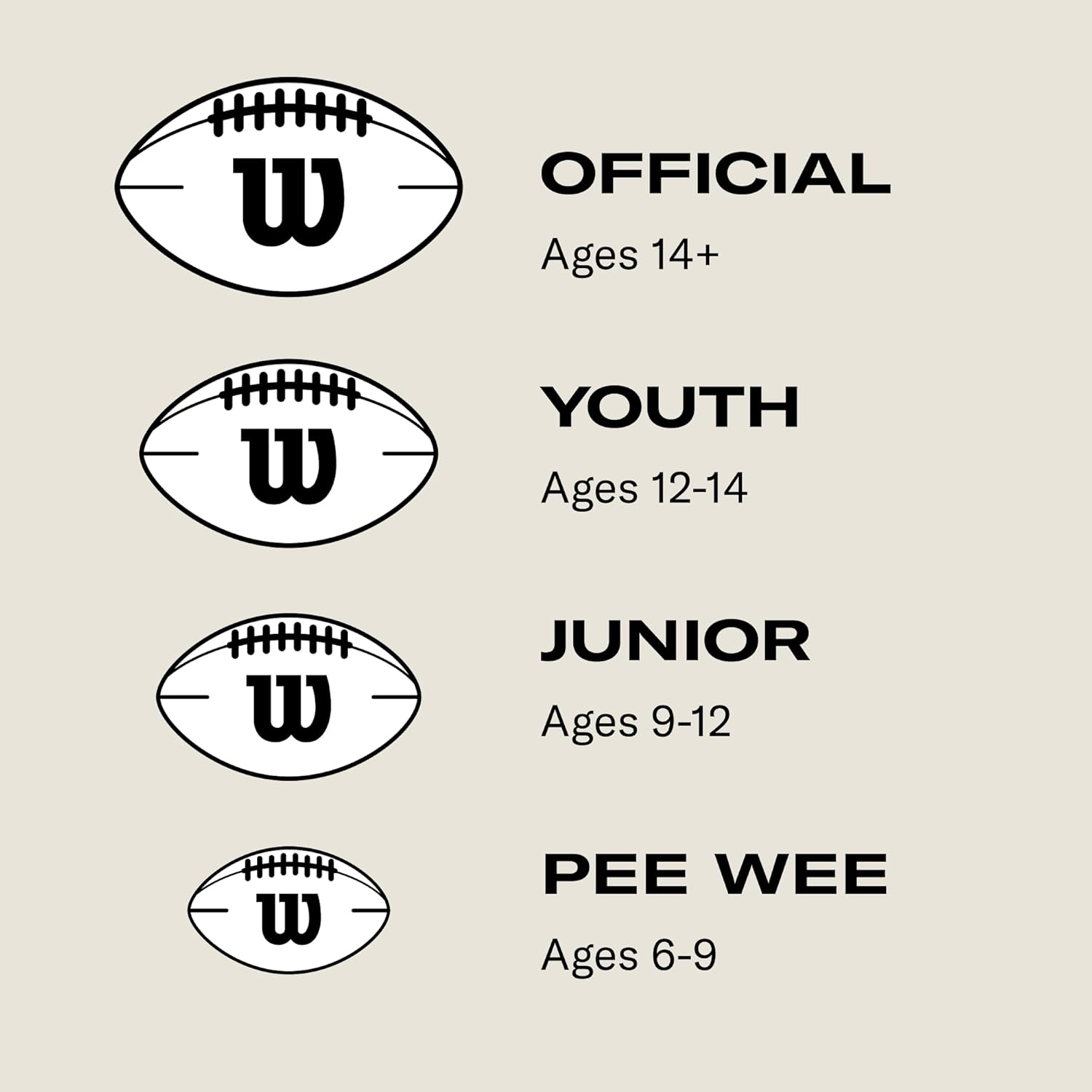 WILSON GST Leather Game Football - Image 6