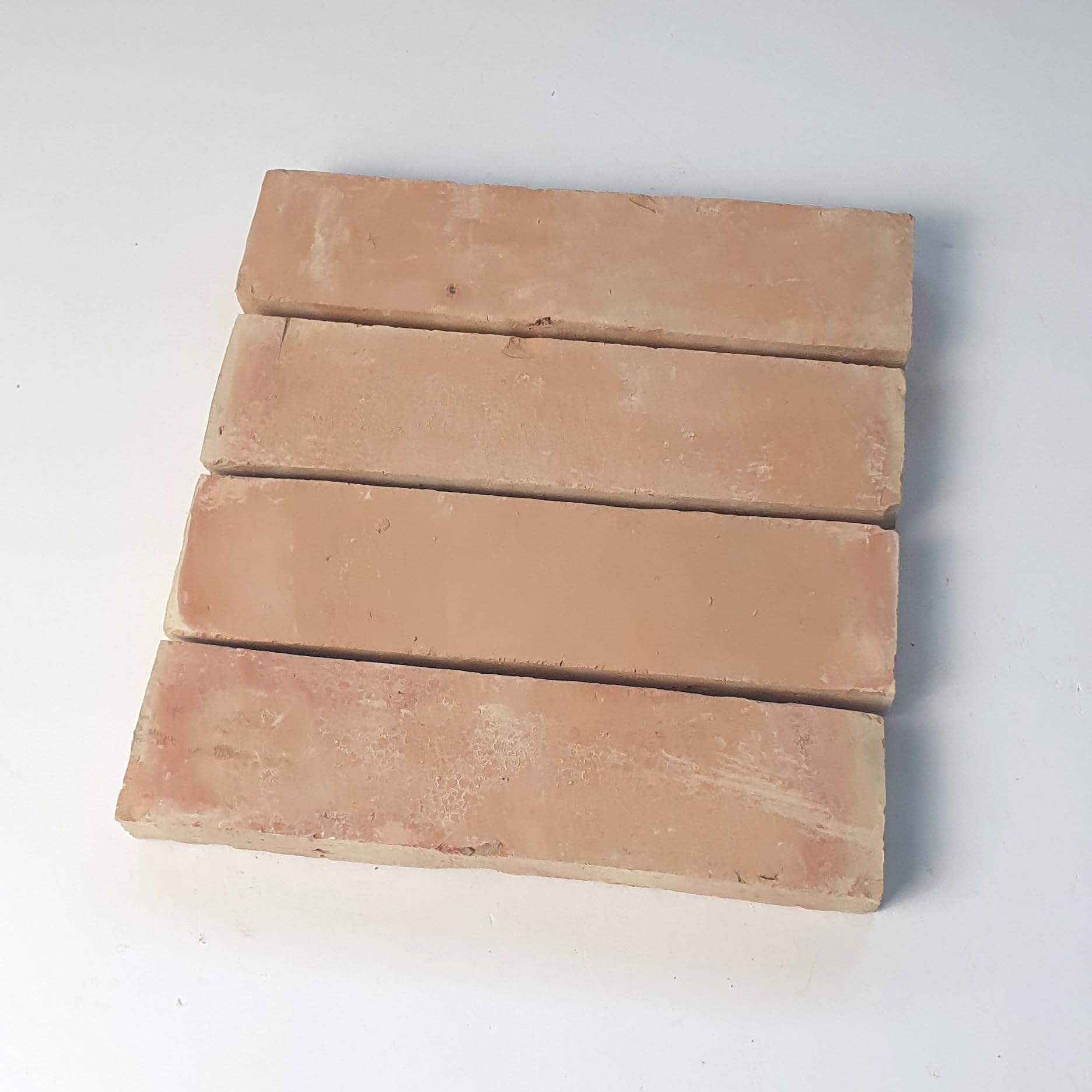 Ziegelriemchen natur mittelgroß - Terracotta Cotto Fliesen (rötlich, 1m²)