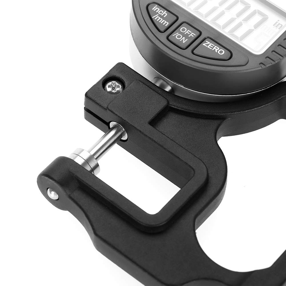 Spessimetro Digitale 0-12,7mm LCD Metrici Pollici