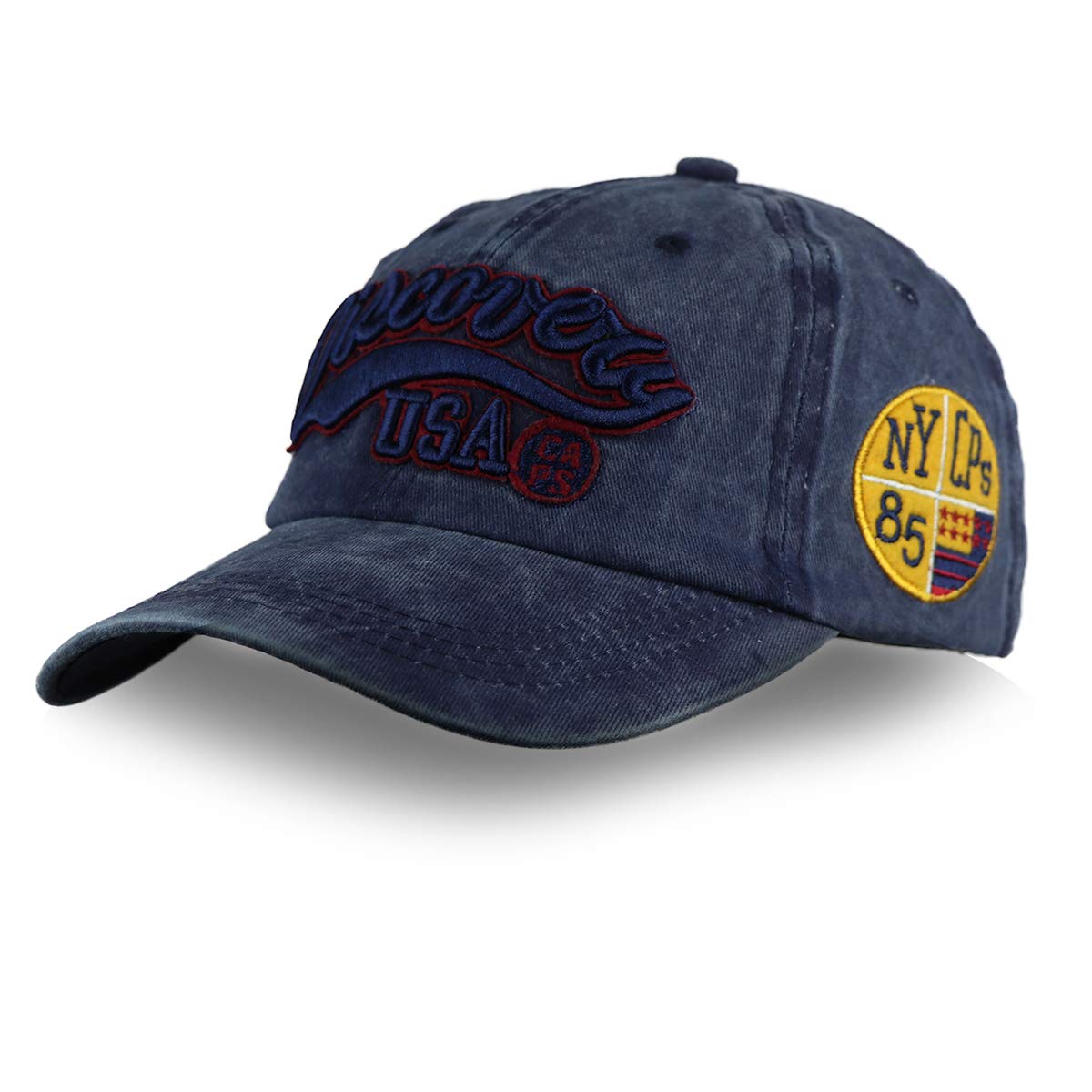 iSWEVEN Branded Baseball Stylish Cricket Adjustable Men/Women Unisex Sports Cotton Cap - Free Size (5025B, Blue) (B07SS4R6B7) Amazon Price History, Amazon Price Tracker