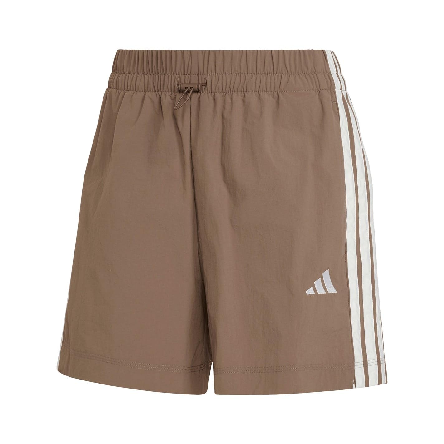 Adidas Women's Woven Tracksuit Shorts - Earth Strata - M (12-14)