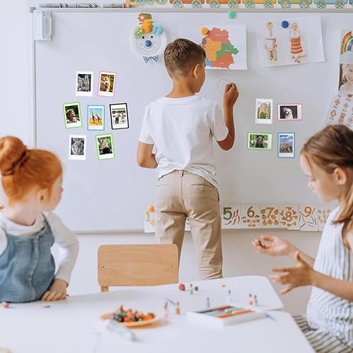 Miniatura 7 de Orga'Neat Marco magnético de fotos de 2 x 3 para Fujifilm Instax Mini película instantánea, marcos de fotos magnéticos para nevera, soporte para