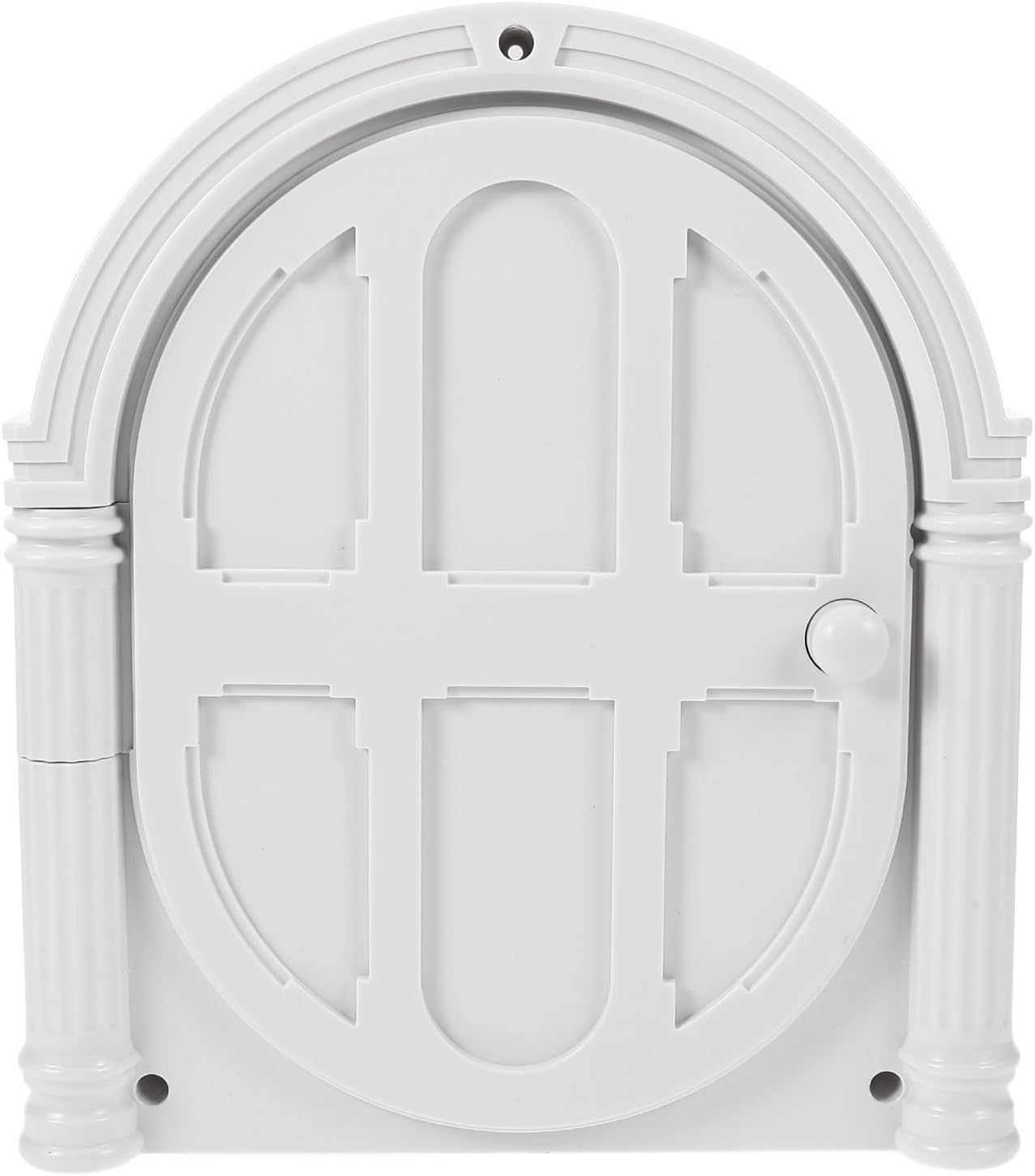 Pet Door for Cats and Small Dogs Abs Plastic Two-Way Swing Pet Door White Indoor Use Kitten and Puppy Access