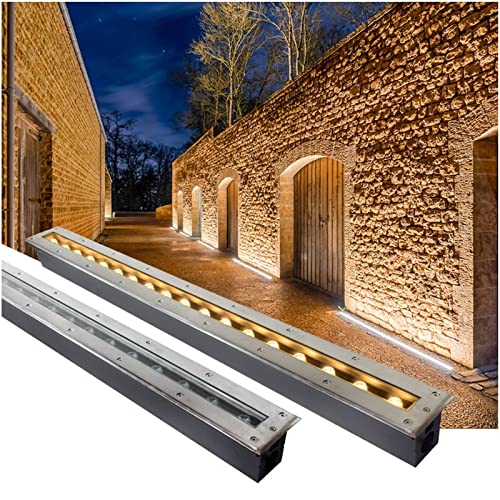 GUODDM Spot LED Encastré Rectangulaire Linéaire for Extérieur, Éclairage De Jardin, Éclairage...