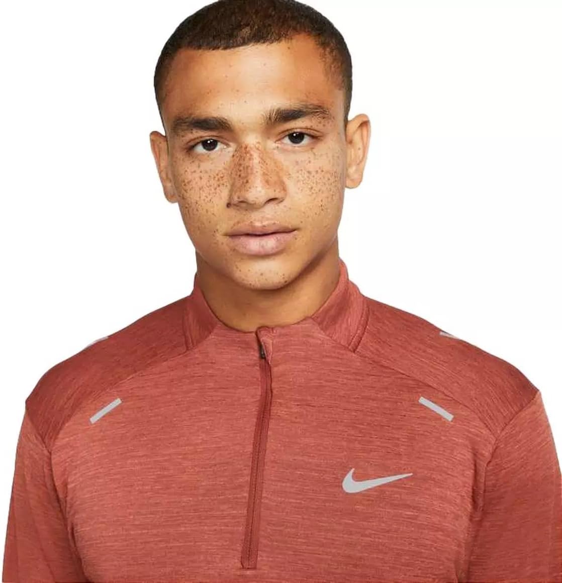 Nike Therma-Fit Repel Element 1/4 Zip Running Shirt (DD5662-670, Redstone, Men's Size Large) (US, Alpha, Large, Regular, Regular, Redstone)