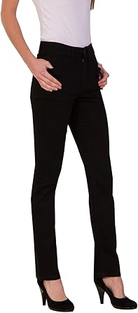 womens straight leg jeans with stretch