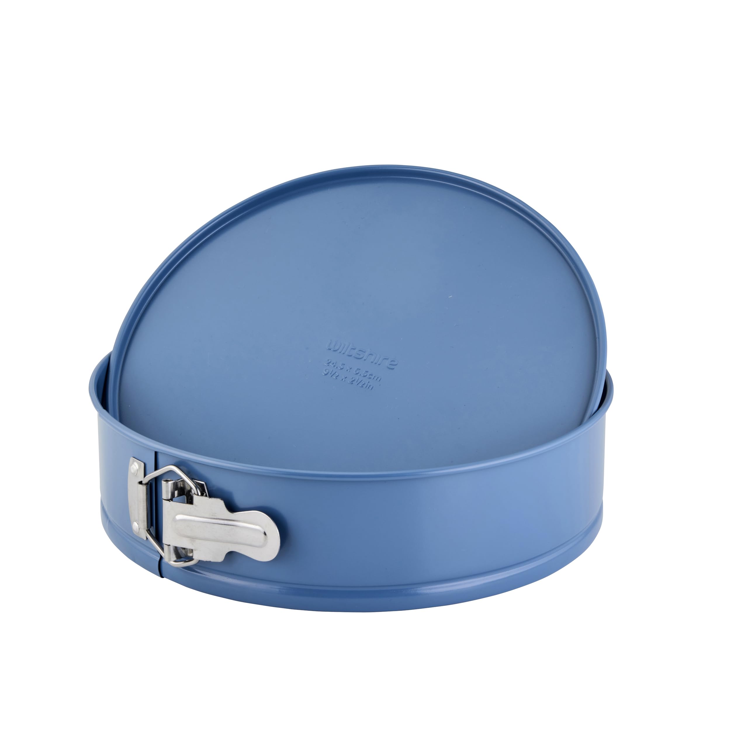 Wiltshire Colour Rush, Marine Blue, Spring Form Pan Ø24x6.5cm, PFOA PTFE Free, Cake Tin, Cake Mould, Baking Pan, Round, Non-Stick with Flat Base, 3500ml