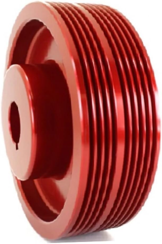 GrimmSpeed 095015BK Light weight Crank Pulley-Black