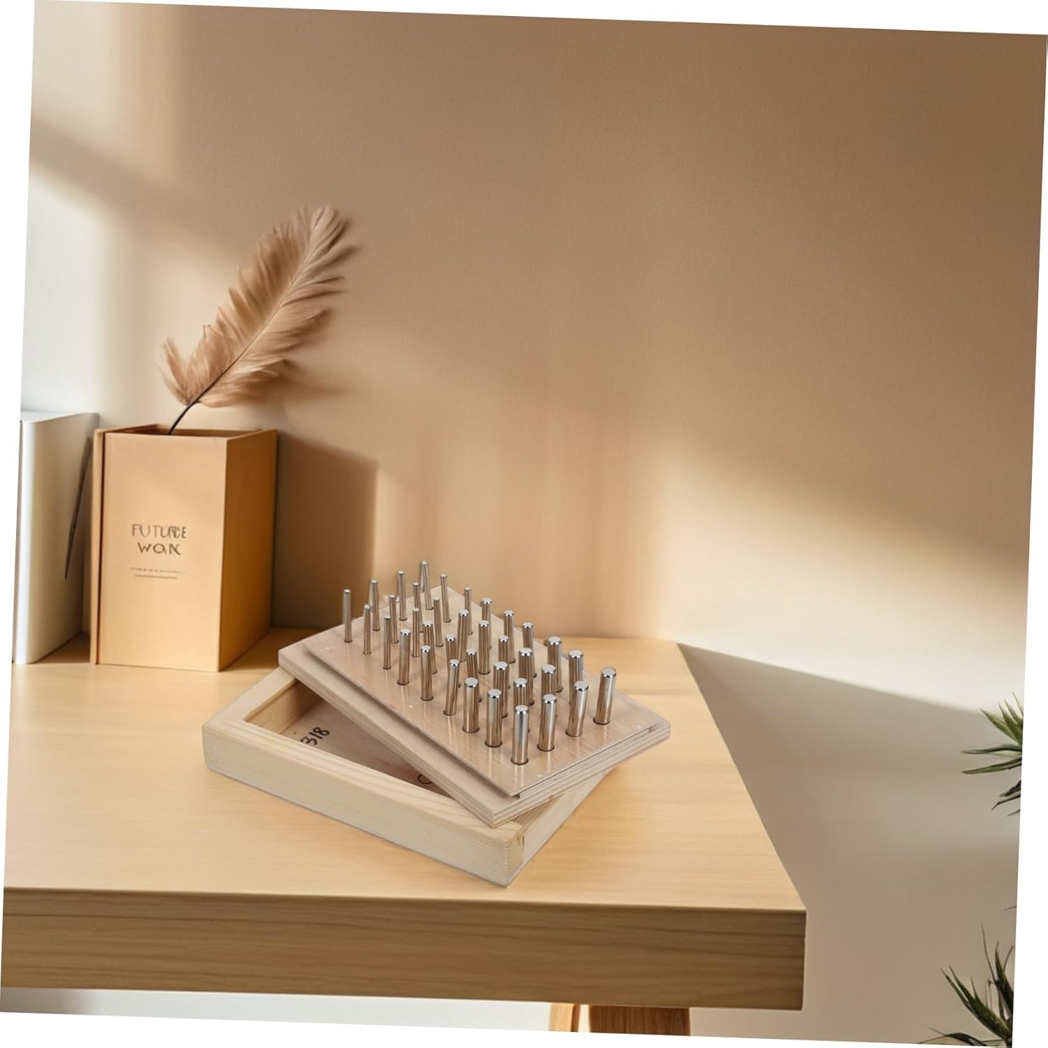 GANAZONO Durable Hand Therapy Pegboard for Finger Exercise Fine Motor Skills Trainer for Home Rehabilitation