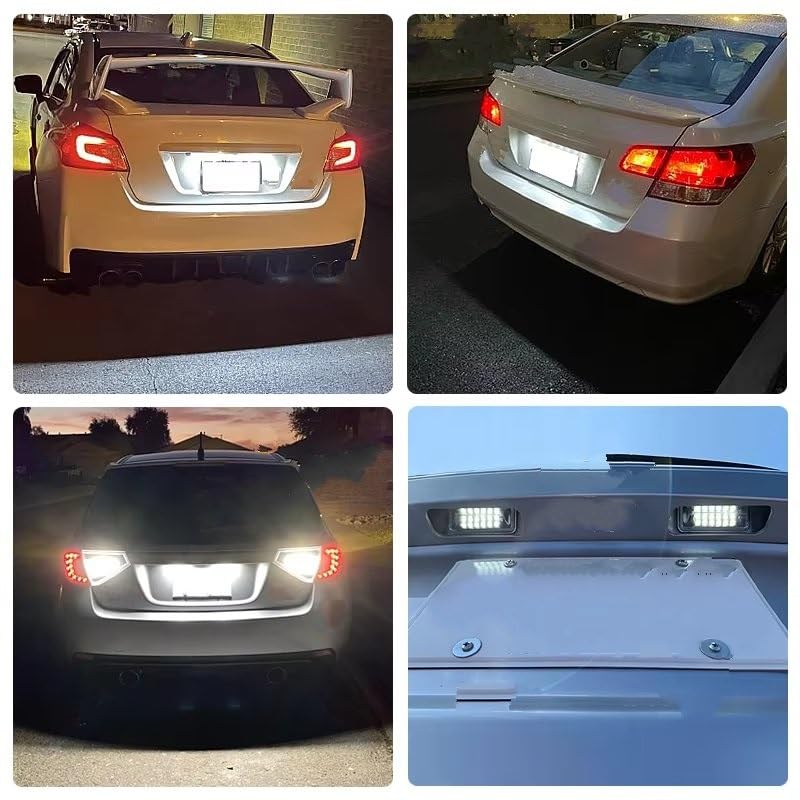 Luces de matrícula para Scion FR-S y recambio compatible con SU00302542 en par trasero 6