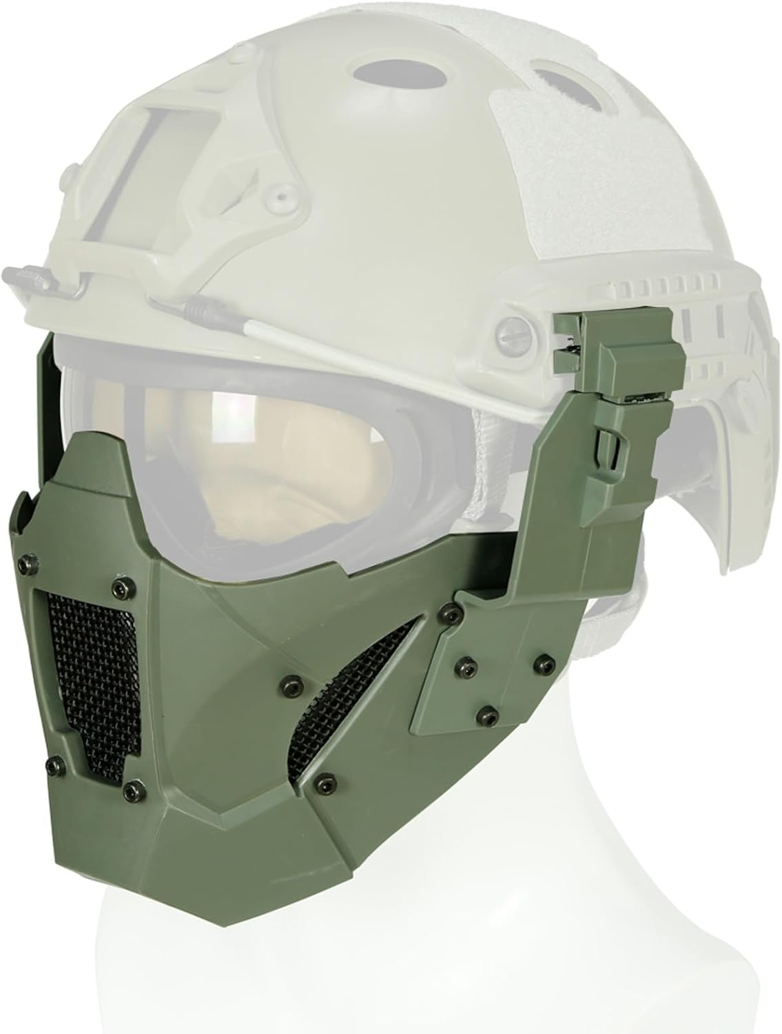 Half Face Mask for Airsoft Protection, Tactical Half Mask, for Outdoor Sports Tactical Games Cs Games