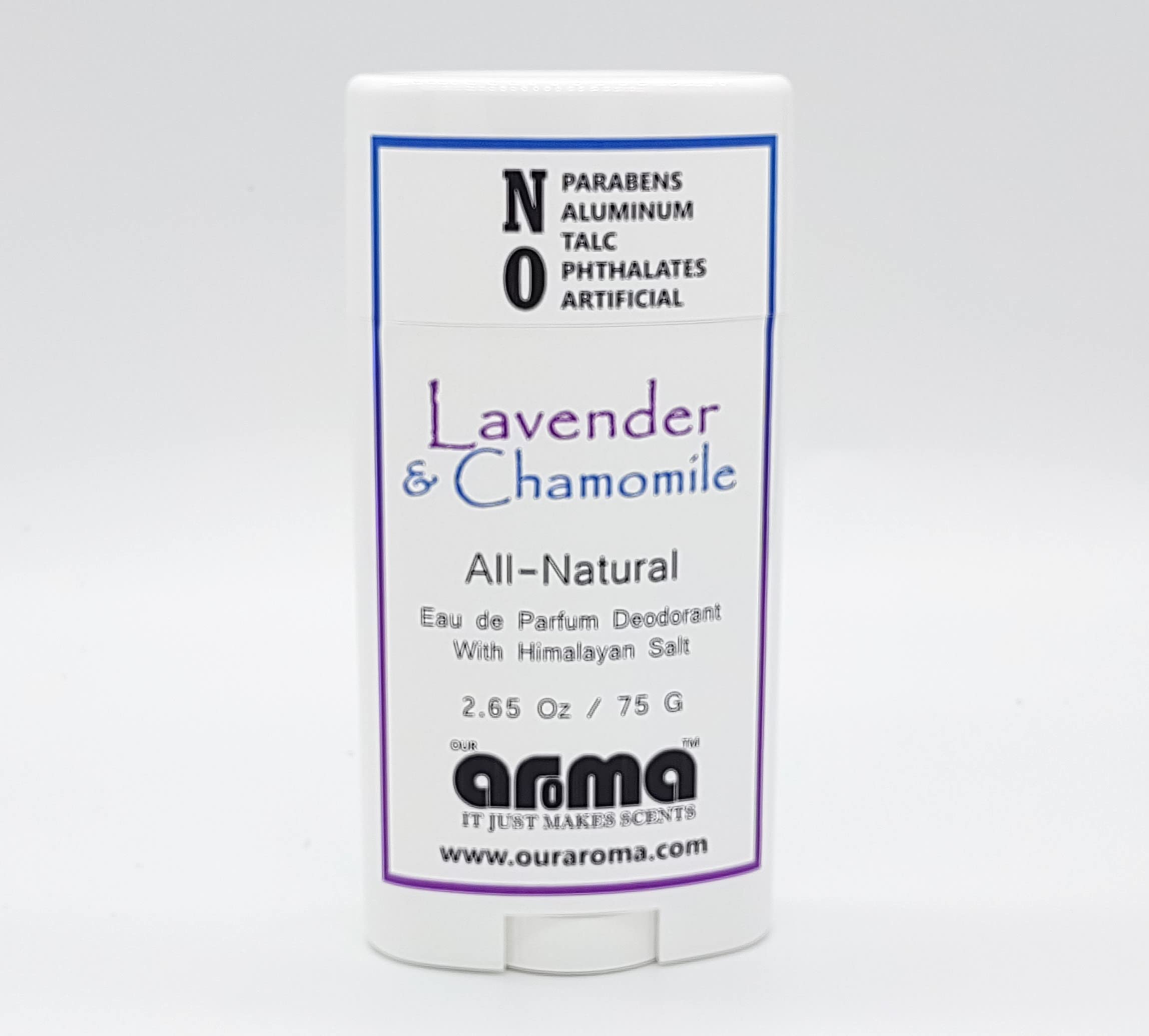 Our Aroma Natural Deodorant for Women - Hand Poured Aluminum Free Deodorant - Gluten Free, Cruelty Free, Free of Parabens - Cool Summer Lavender Scent