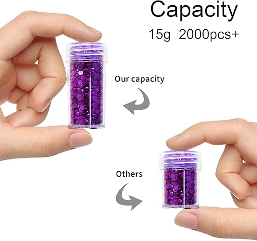 Miniatura 4 de CAIOVSE Contenedores de almacenamiento de pintura de diamantes, 60 ranuras, kit de accesorios de pintura de diamantes, accesorios y herramientas de