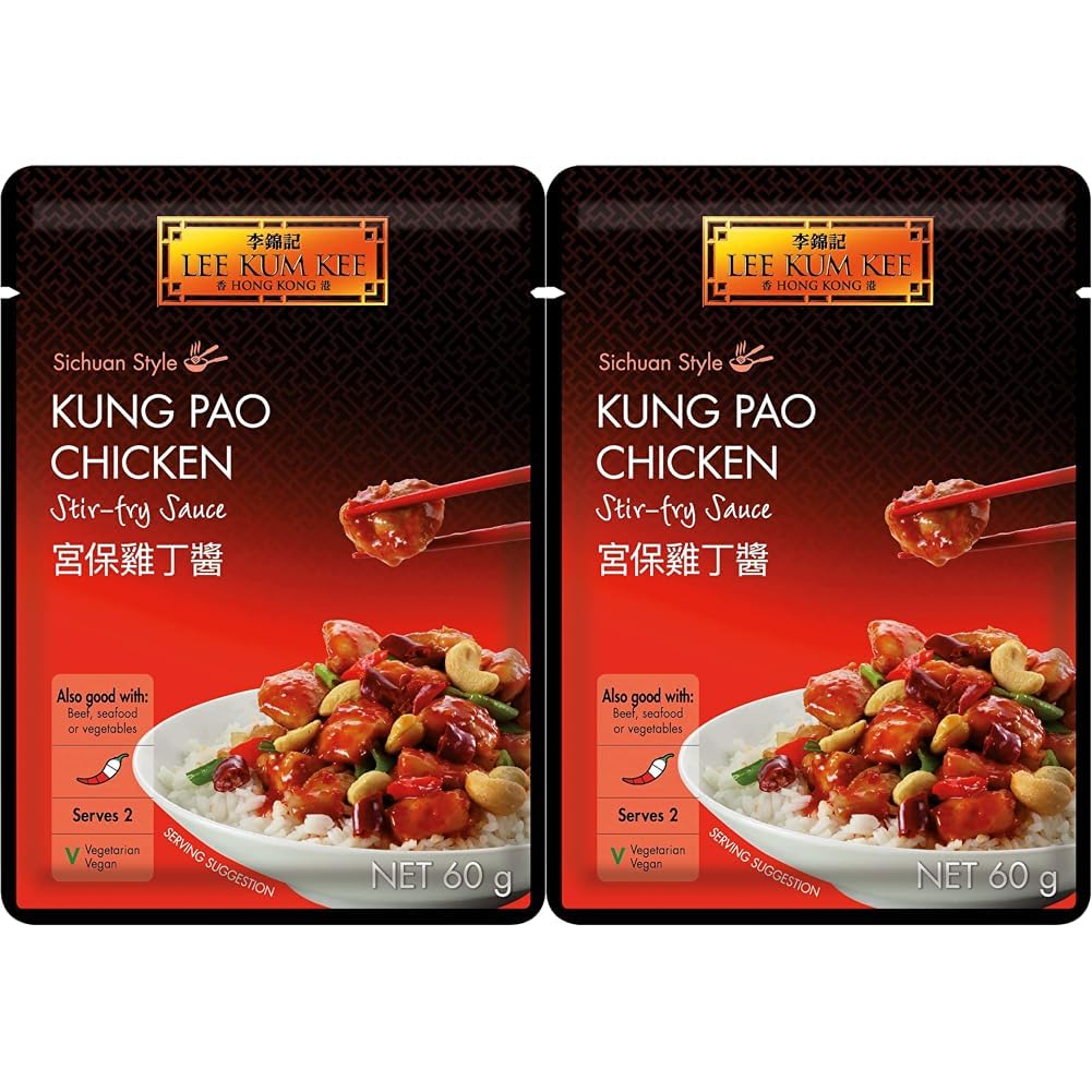 Lee Kum Kee Sauce für Khung Pao Huhn, 60 g (Packung mit 2)
