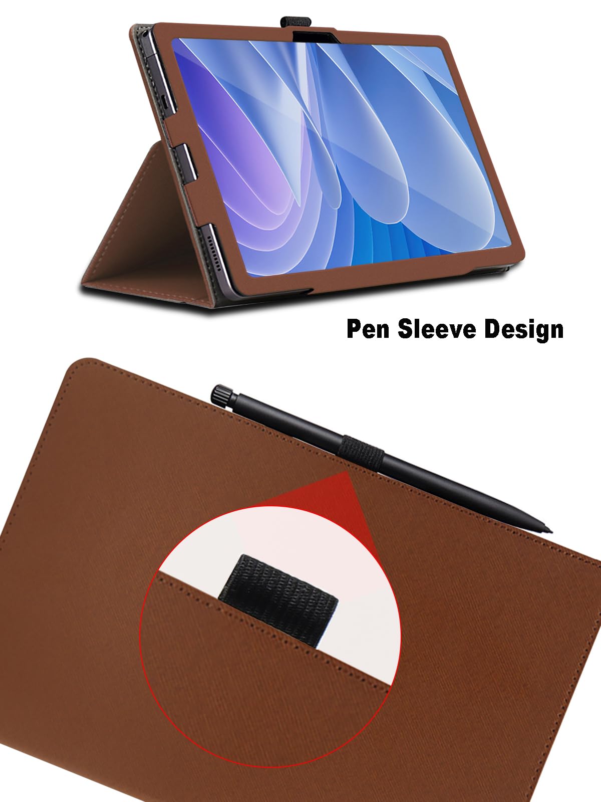 Custodia In Pelle PU A 360° Per DOOGEE T35/T30 PRO – Con Supporto E Protezione Antiurto