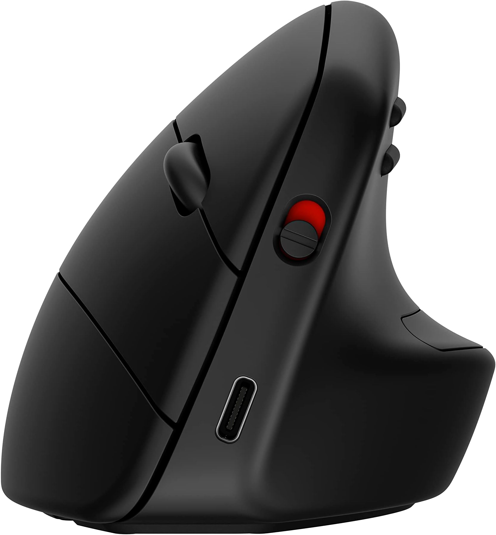 HP 920 Ergonomic Vertical Mouse Wireless Bluetooth 5.3 & USB Dongle, 5 Programmable Buttons, 16 Week Battery, Multi-Device, Multi-OS