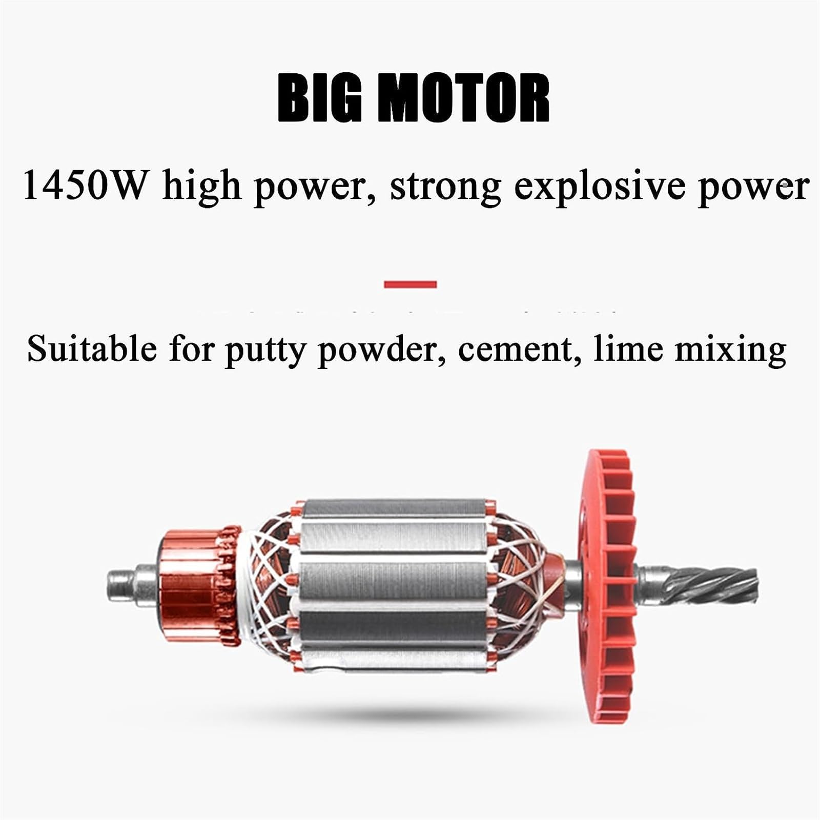 Miscelatore Automatico Pneumatico per Vernici da 1150 W, agitatore ad Aria, velocità Massima di 1050 Giri/min, Asta filettata in Acciaio Inossidabile da 70(