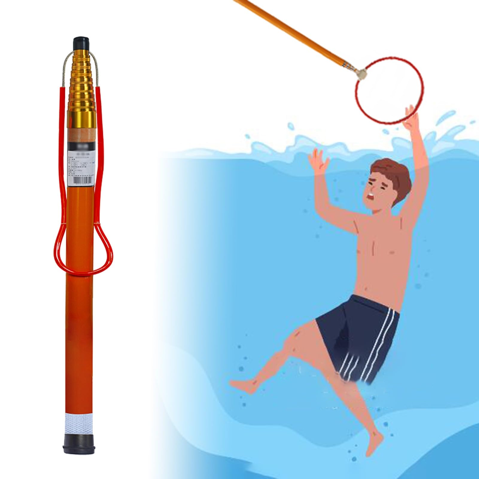 Perche De Sauvetage Perche De Sécurité Perche Piscine