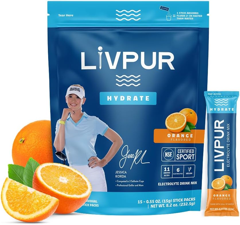 LIVPUR Electrolyte Drink Mix, Instant Hydration...