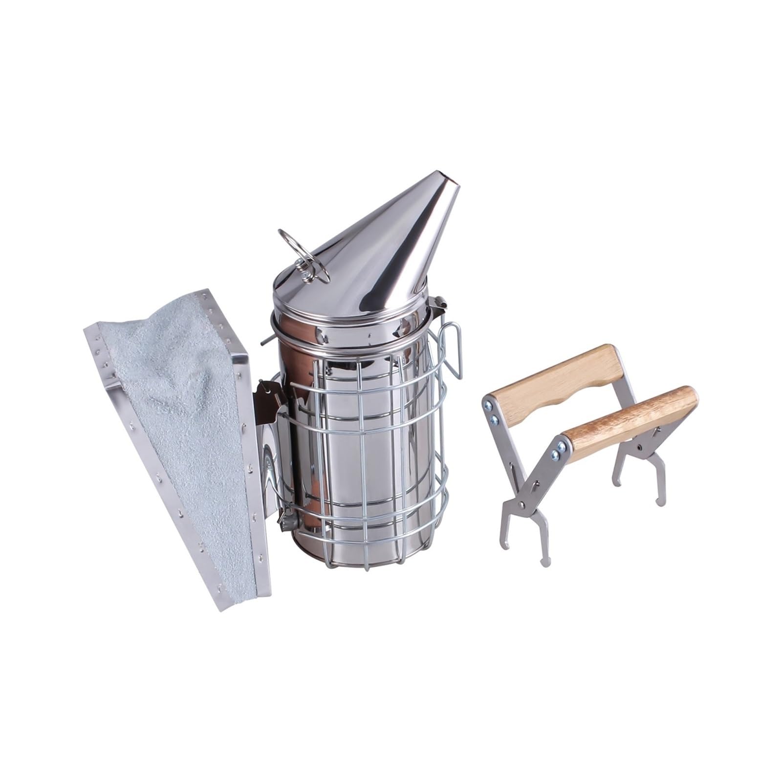 10-teiliges Bienenzuchtwerkzeug-Set, Bienenzuchtzubehör, Bienenstock-Raucher-Kit, Kultivierungsbox, Bienenstock-Wasserzufuhrausrüstung Notwendige Werkzeuge Für Imkerei