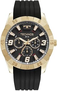 Relógio technos masculino racer premium dourado - 6p29alu/2p